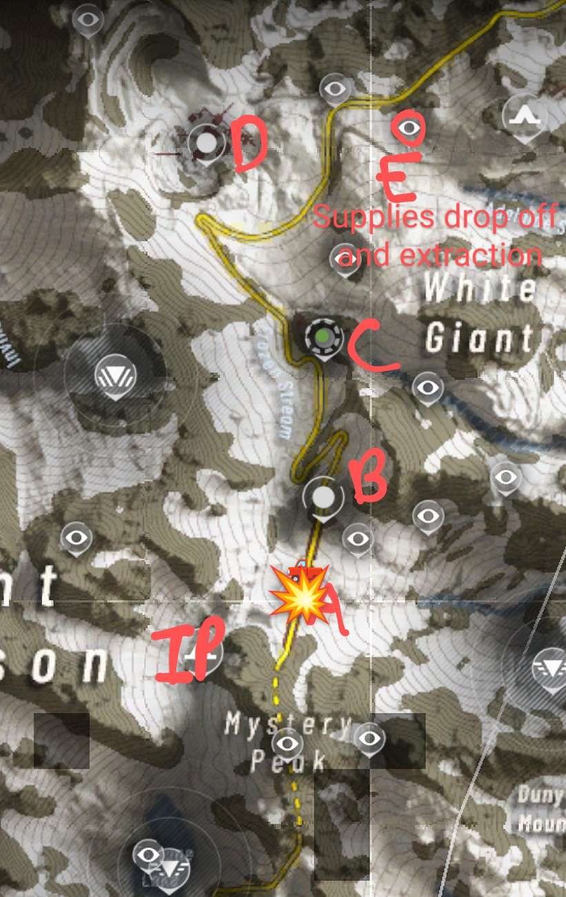 Operation Dolomite area map
